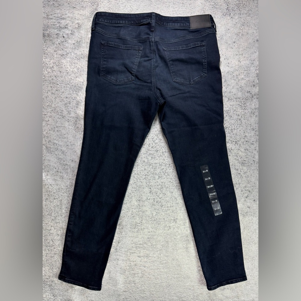 EXPRESS Men’s Skinny Hyper Stretch Jeans 34x30 Dark Wash - Picture 12 of 15